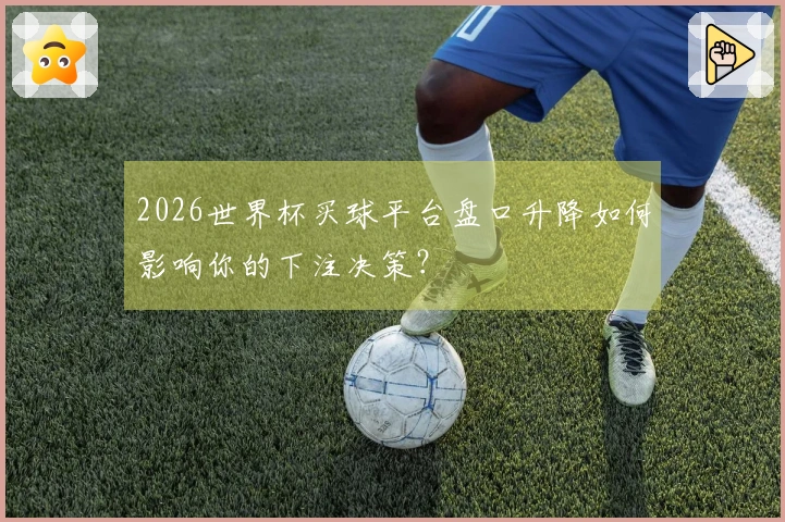 2026世界杯买球平台盘口升降如何影响你的下注决策？