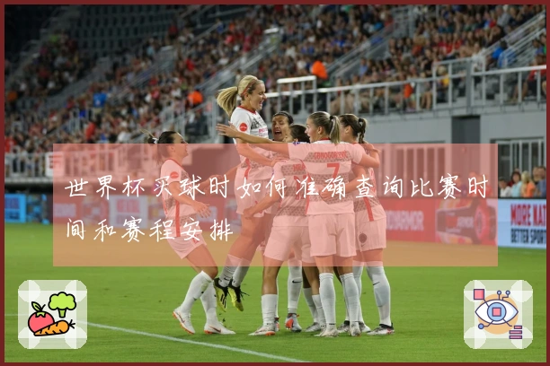 世界杯买球时如何准确查询比赛时间和赛程安排